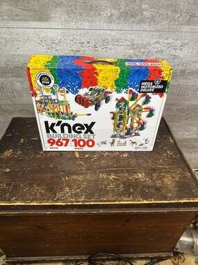 K'NEX Mega Motorized Deluxe Building Set Steamagination 967 Pieces